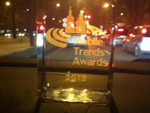 GoldenSubmarine z nagrodą Mobile Trends Awards