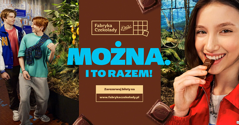 Można. I to razem! Zrobić kolejną pyszną kampanię dla muzeum Fabryki Czekolady E.Wedel