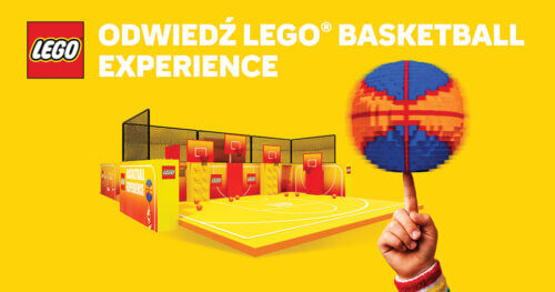 Buduj. Graj. Odkrywaj. Wyjątkowa Strefa LEGO® dla miłośników koszykówki w Warszawie