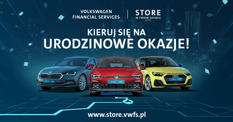 Urodzinowe okazje i niespodzianki VW FS STORE