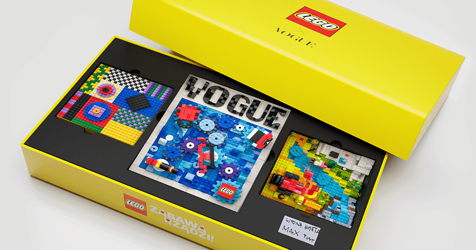 LEGO - okładki Vogue Polska zbudowane z klocków