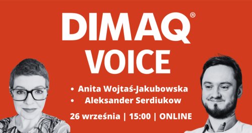 Zapraszamy na wrześniowy DIMAQ Voice #42