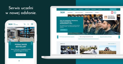 New version of SGH website. When functionality meets research.