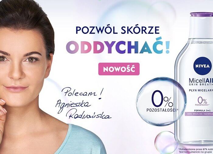 Agnieszka Radwańska w reklamie NIVEA