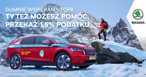 ŠKODA w służbie z TOPR. Kampania 1,5%.