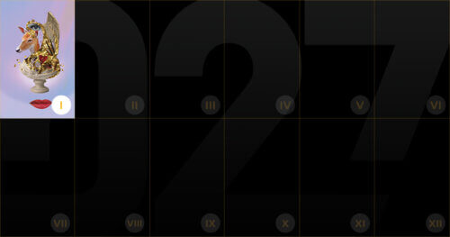 ZłotyKalendarz 2027: Sarnie oczy widzą styczeń w stylu collage