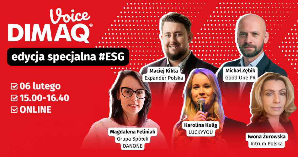 Edycja specjalna DIMAQ Voice: Jak budować strategie ESG, które działają?